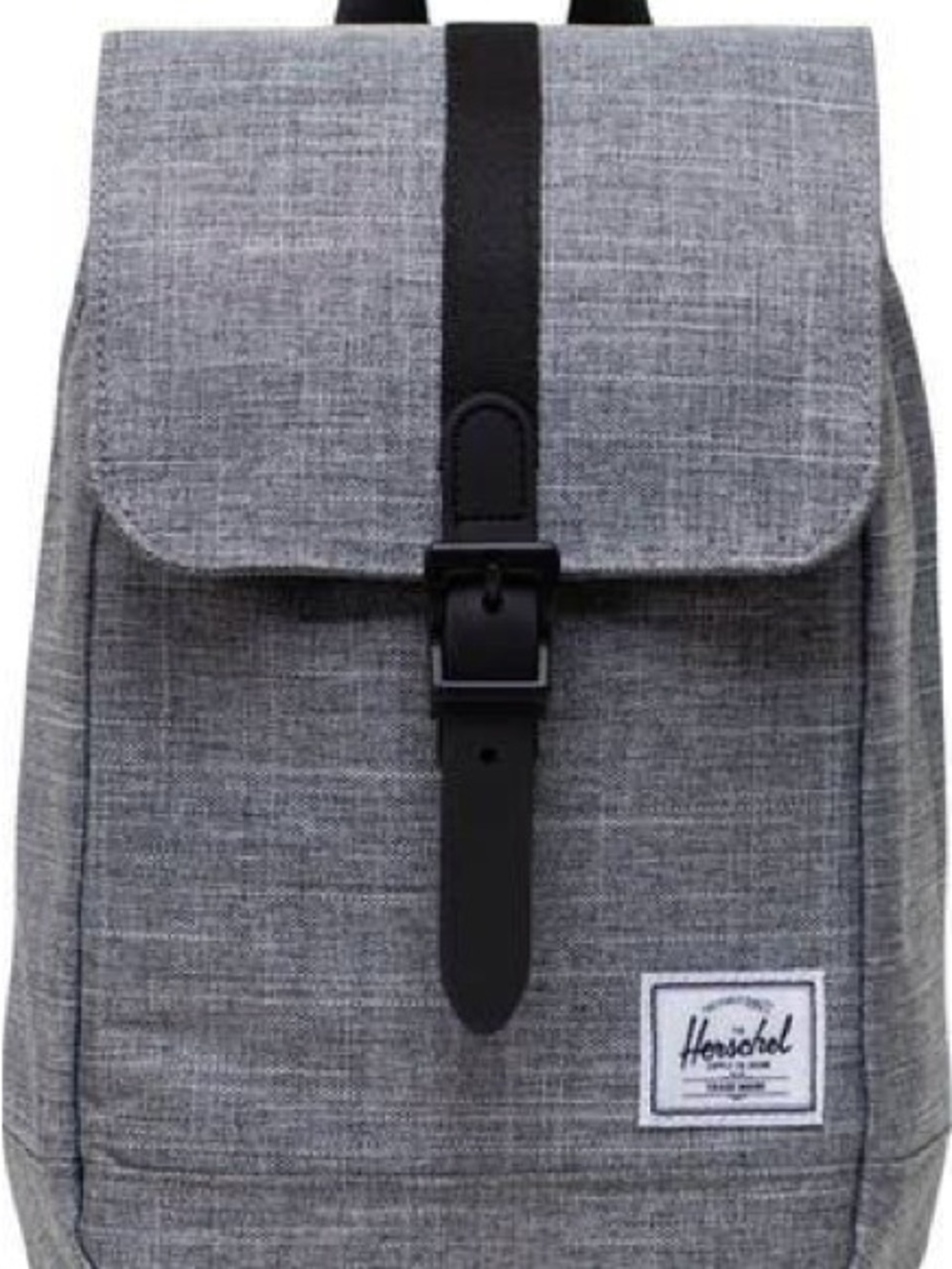 Herschel Supply Company Gray Canvas Backpack with Black Strap